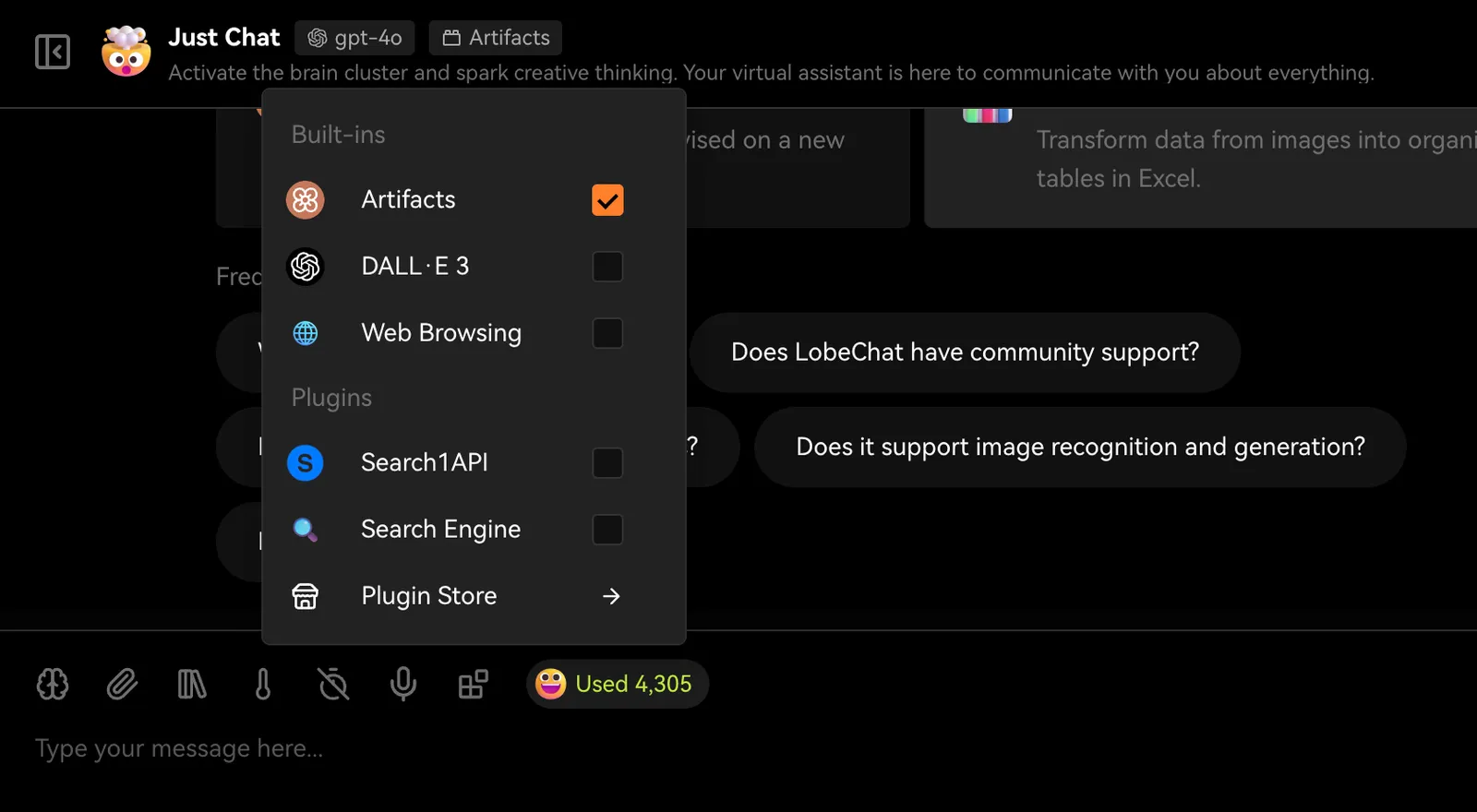 LobeChat Artifacts Plugin