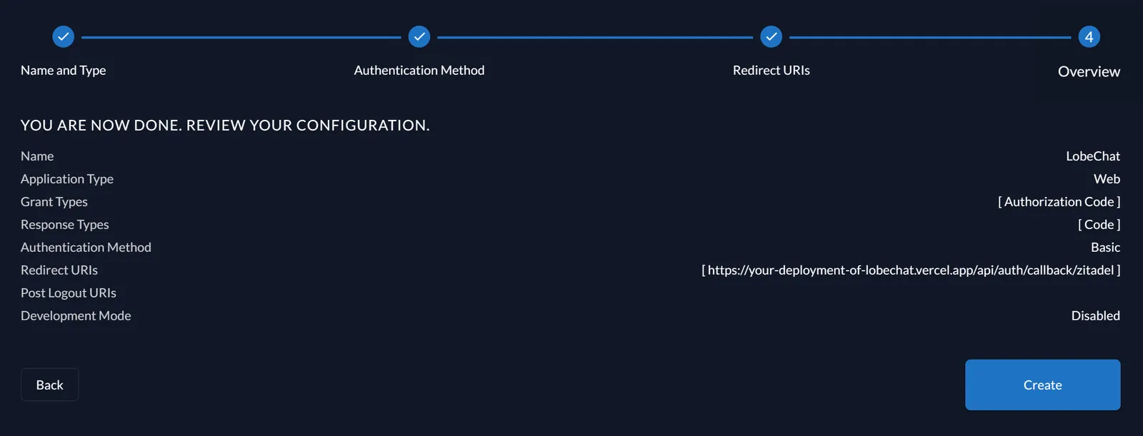 Configure ZITADEL Authentication Ser... · LobeHub
