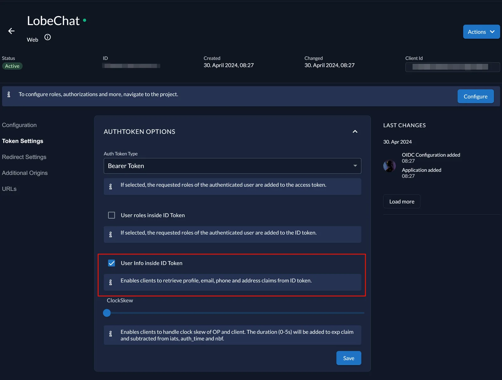 Configure ZITADEL Authentication Ser... · LobeHub